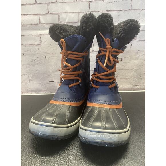 Sorel Winter Boots Nylon Upper Rubber Base Insulated SZ 7 US Great Cond. main image 11
